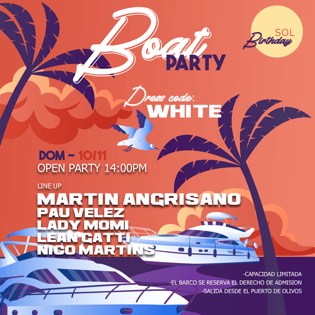 White Boat Party